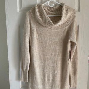 Candie's NWT knit sweater dress spring stretchy cowl neck Size M